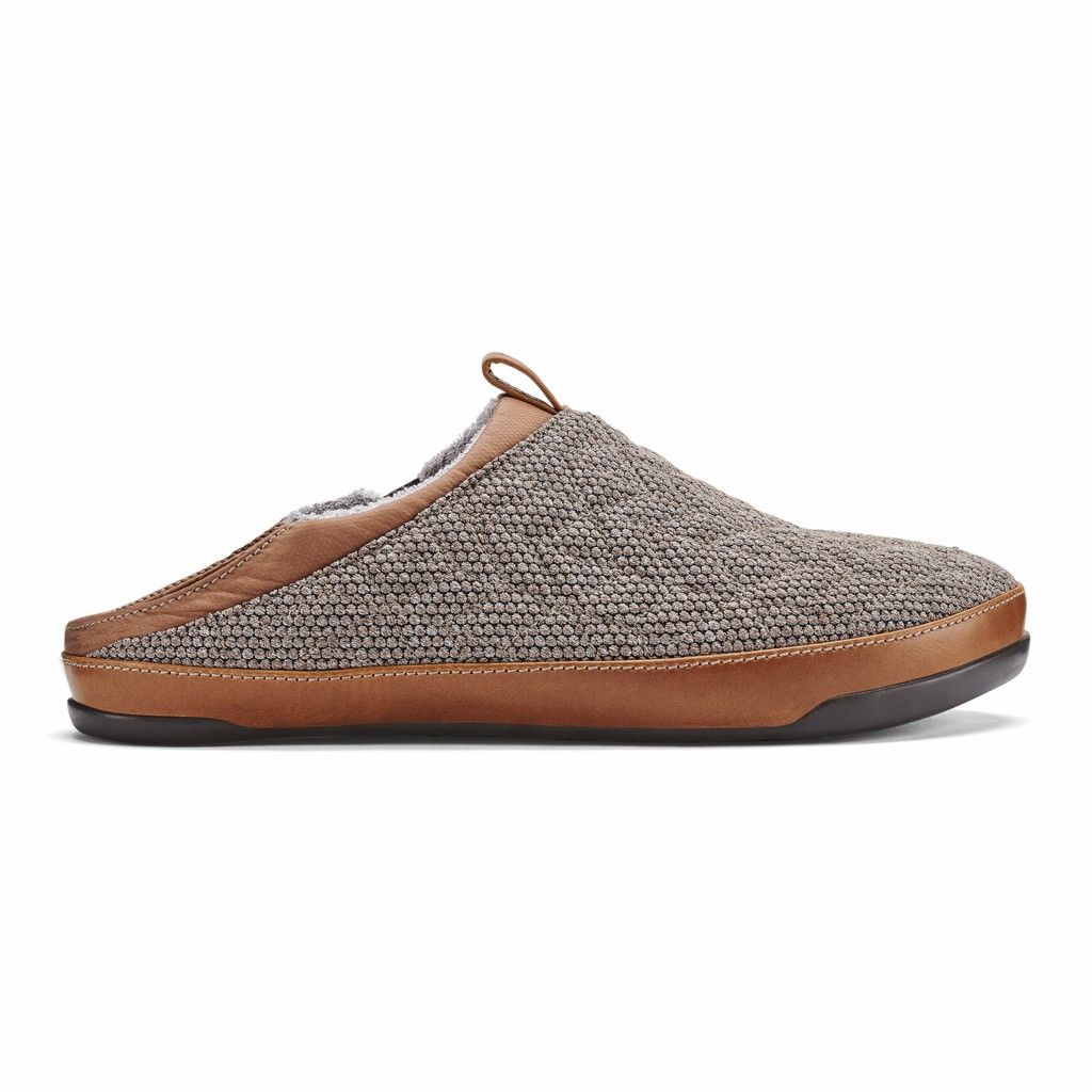 Olukai Men's Mahana Kilohana Slipper - Banyan / Fox US607-453